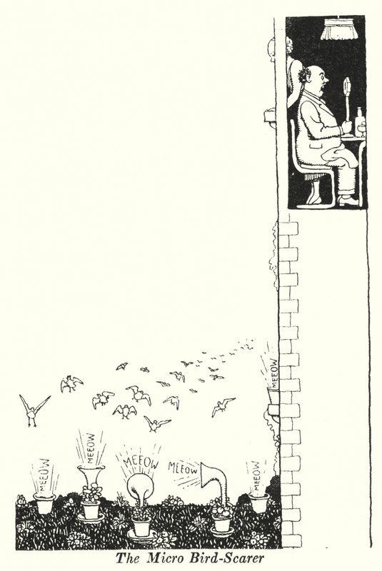 Micro Bird-Scarer（石版画） 作者 威廉·希思·罗宾逊