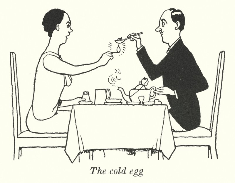 The cold egg (litho) 作者 威廉·希思·罗宾逊
