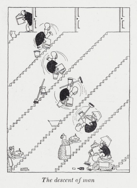 人类的后裔（石版画） 作者 威廉·希思·罗宾逊