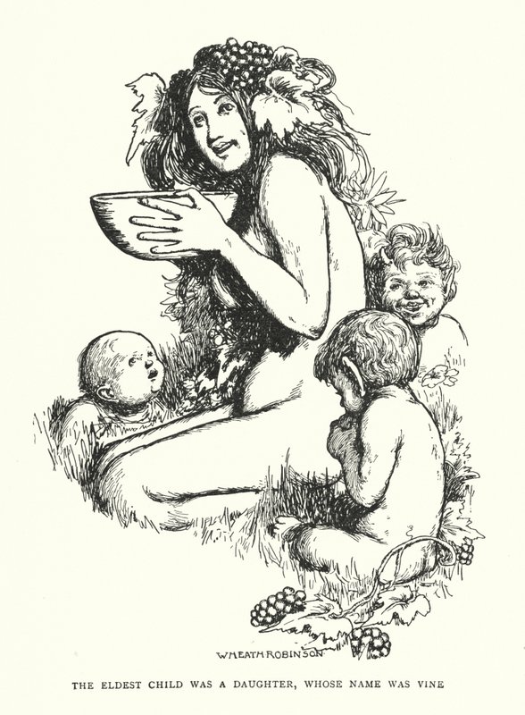 最大的孩子是一个女儿，她的名字叫维恩（litho）。 作者 威廉·希思·罗宾逊