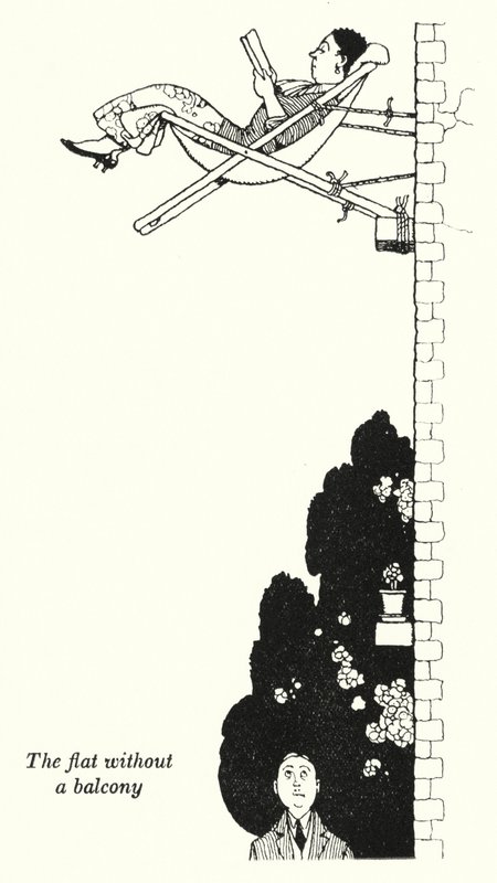 没有阳台的公寓（石版画） 作者 威廉·希思·罗宾逊