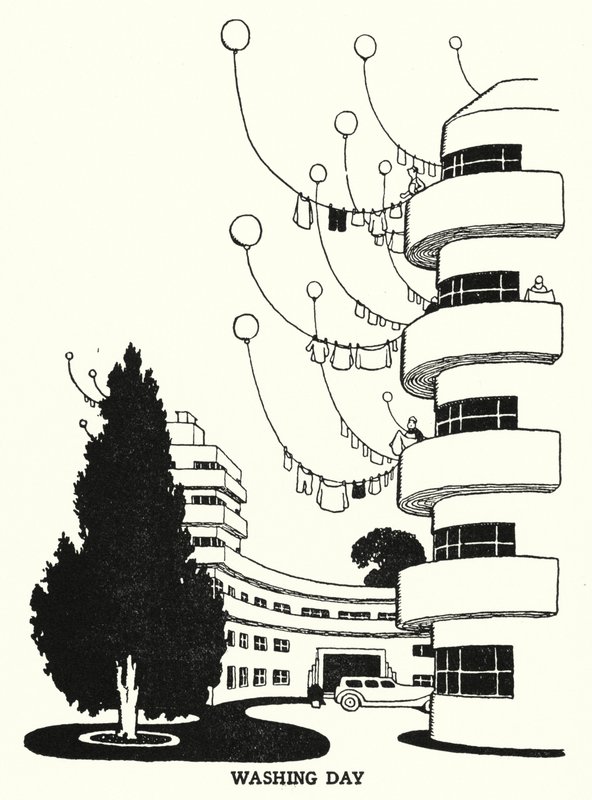 Washing Day (litho) 作者 威廉·希思·罗宾逊