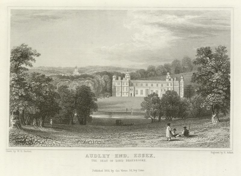 Audley End，艾塞克斯，Braybrooke勋爵的所在地 作者 威廉·亨利·巴特利特