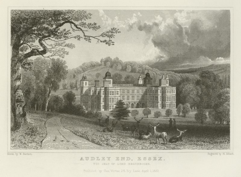 Audley End，艾塞克斯，Braybrooke勋爵的所在地 作者 威廉·亨利·巴特利特
