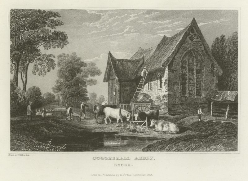 艾塞克斯郡Coggeshall Abbey 作者 威廉·亨利·巴特利特