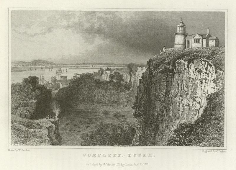Purfleet，Essex 作者 威廉·亨利·巴特利特