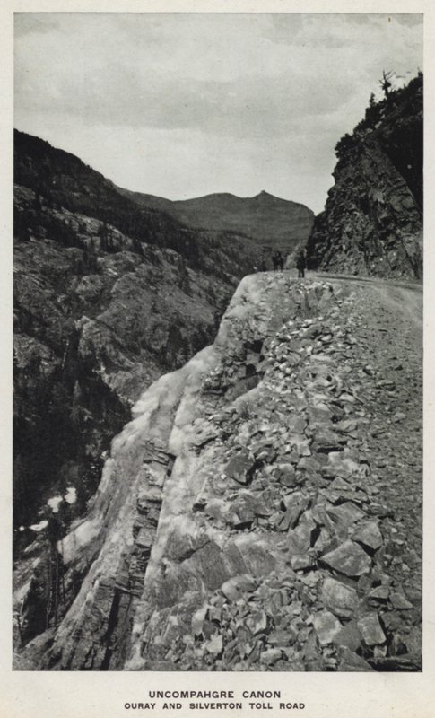 Ma Canyons aku Colorado: Uncompahgre Canon, Ouray ndi Silverton Toll Road (b / w chithunzi) 作者 威廉·亨利·杰克逊