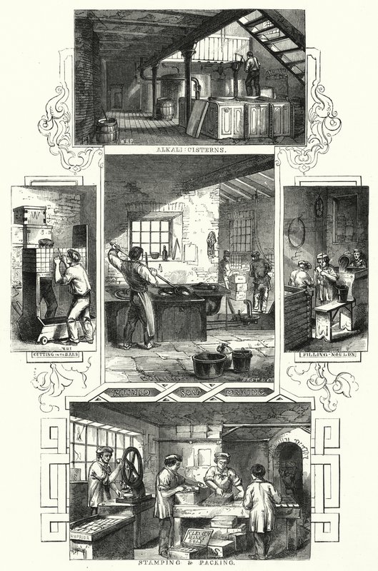 Manufacture of Soap (engraving) 作者 威廉·亨利·派克