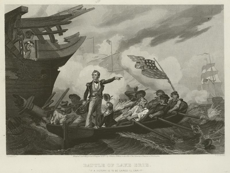 伊利湖战役，1813年 作者 威廉·亨利·鲍威尔