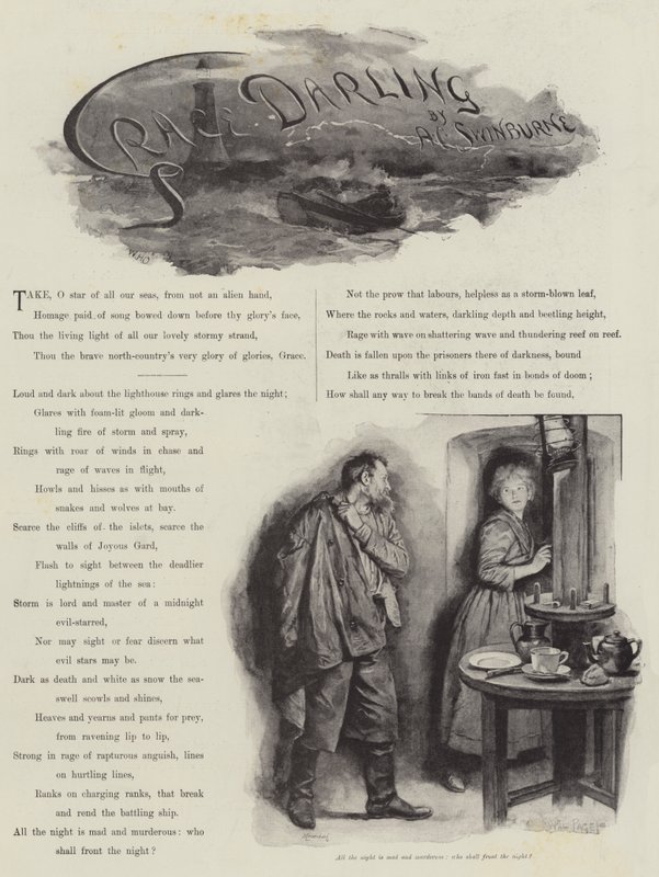 Grace Swling，AC Swinburne 作者 威廉·海沙姆·奥弗兰德