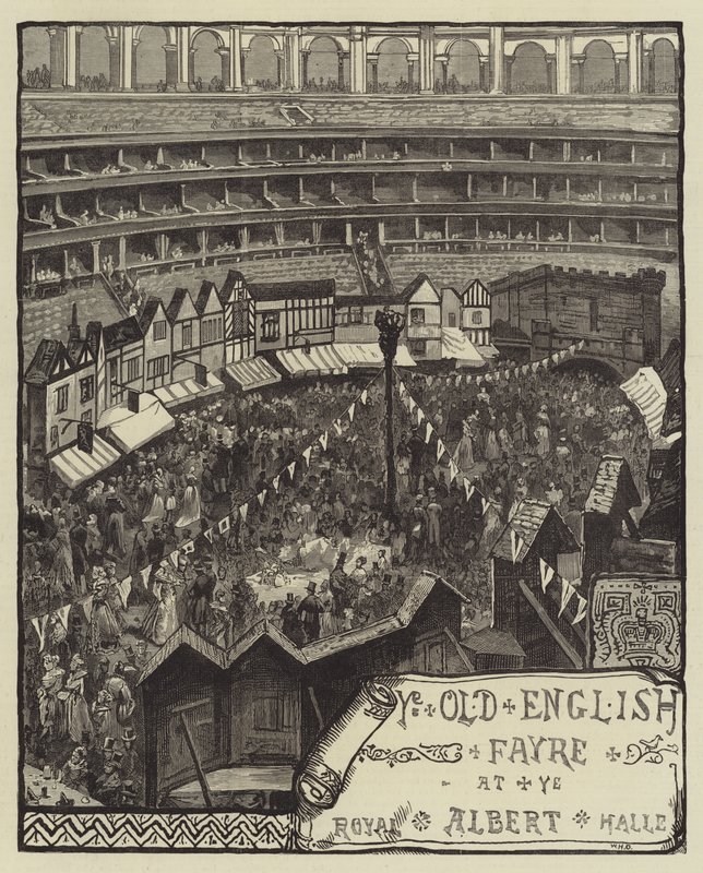 Ye Old English Fayre，在皇家阿尔伯特音乐厅 作者 威廉·海沙姆·奥弗兰德