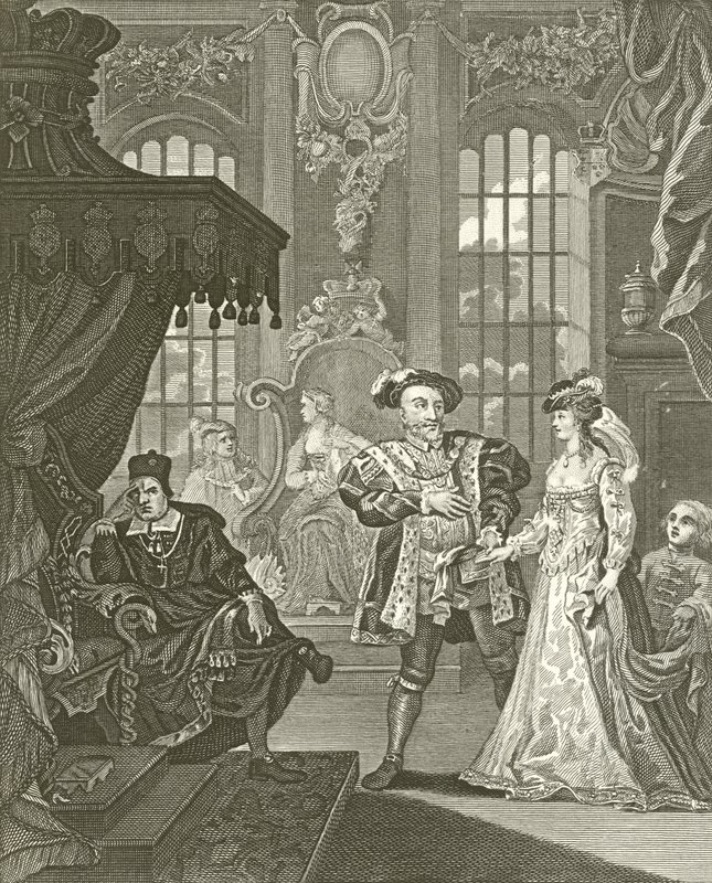 亨利八世和Anna Boleyne 作者 威廉·霍加斯