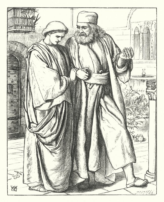 The Lent Jewels (engraving) 作者 威廉·霍尔曼（后）亨特
