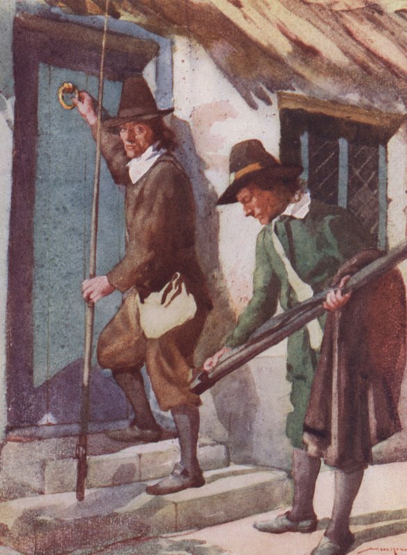 Izaak Walton 为 The Compleat Angler 绘制的插图（彩色平版印刷） 作者 威廉·李·汉基
