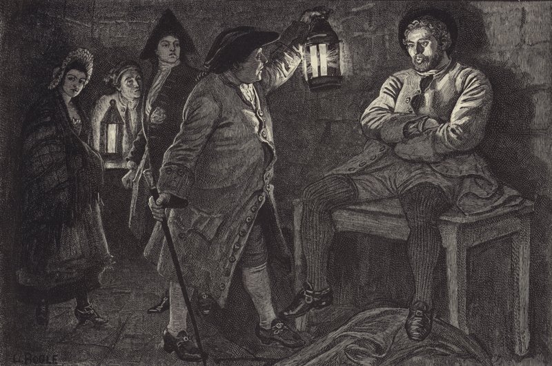 Bailie在监狱里发现了Rob Roy 作者 威廉·洛克哈特·博格尔