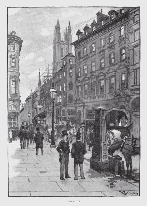 Cornhill (litho) 作者 威廉·卢克