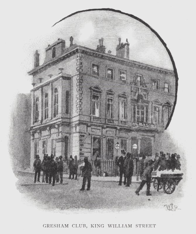 Gresham Club, King William Street (litho) 作者 威廉·卢克