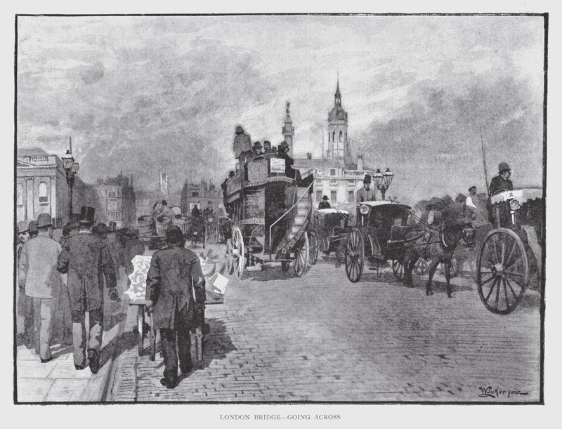 London Bridge, going across (litho) 作者 威廉·卢克