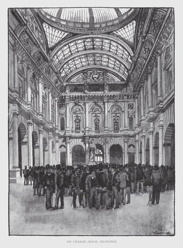 On Change, Royal Exchange (litho) 作者 威廉·卢克