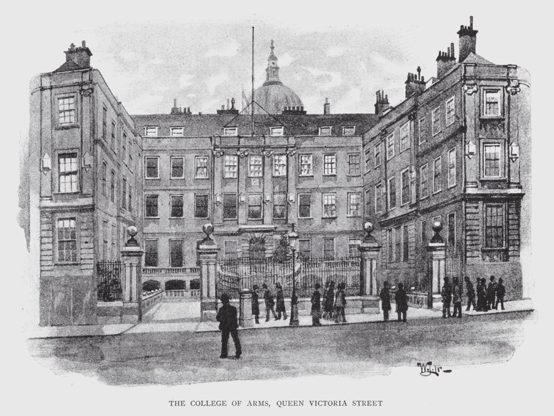 The College of Arms, Queen Victoria Street (litho) 作者 威廉·卢克