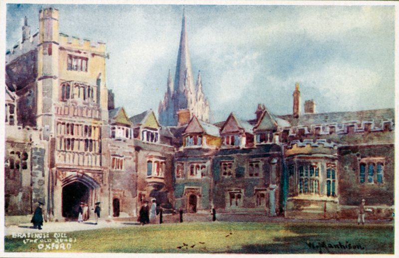 Brasenose College，Old Quad 作者 威廉·马蒂森