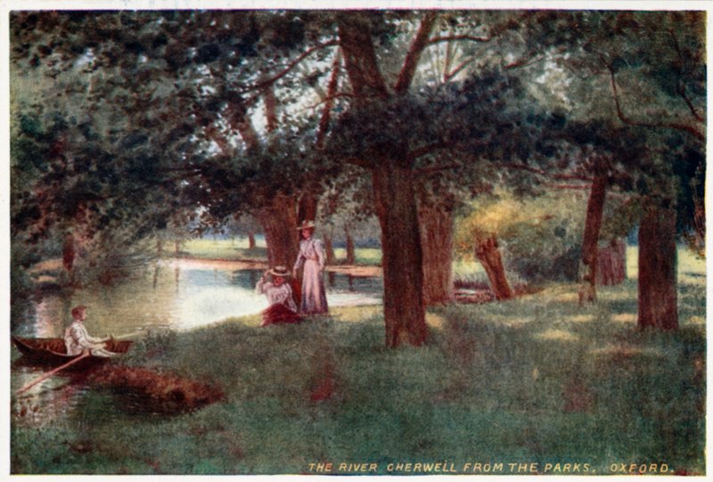 The River Cherwell，来自牛津公园 作者 威廉·马蒂森