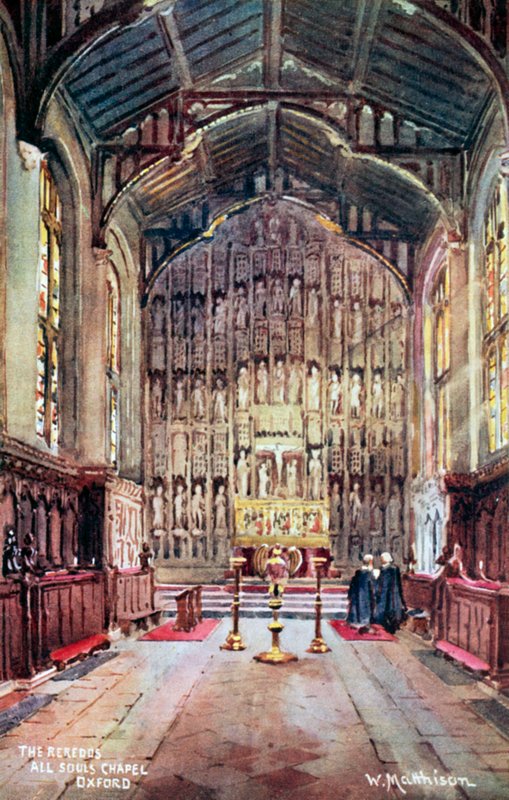 reredos，All Souls Chapel，牛津 作者 威廉·马蒂森