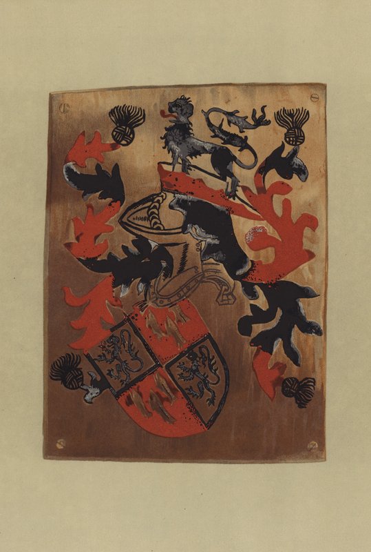 亨利珀西爵士，珀西领主，Poynings领主和诺森伯兰郡伯爵，1474-1489（chromolitho） 作者 威廉·圣约翰·霍普