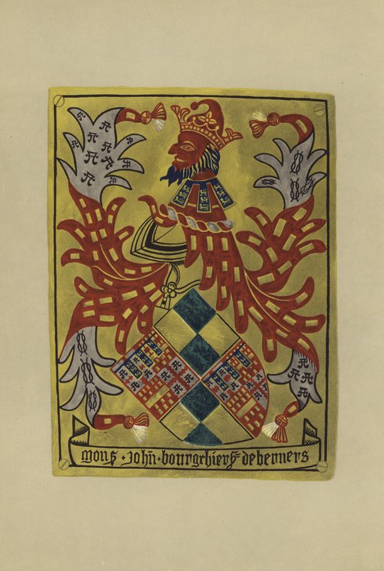 John Bourchier爵士，伯纳斯阁下，1459-1474（chromolitho） 作者 威廉·圣约翰·霍普