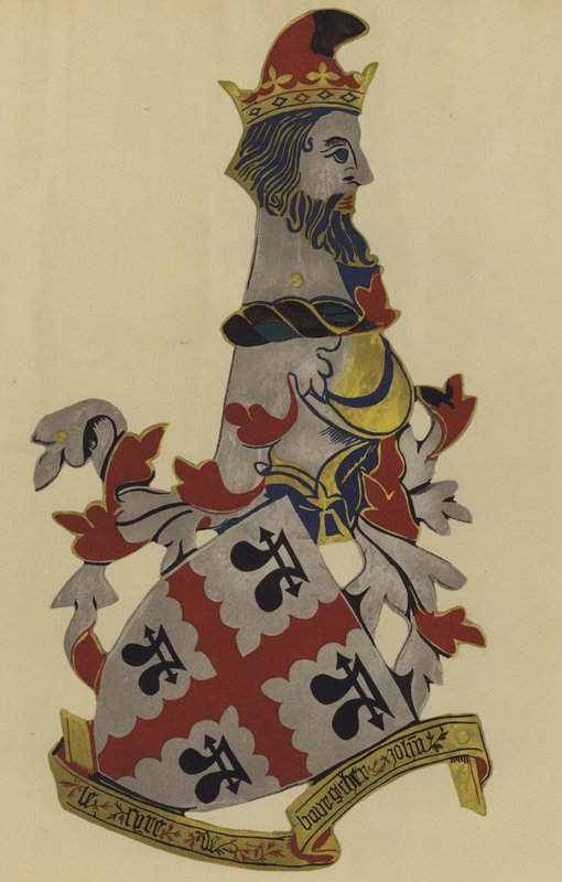 John Bourchier爵士，Bourchier领主，1392-1400（chromolitho） 作者 威廉·圣约翰·霍普