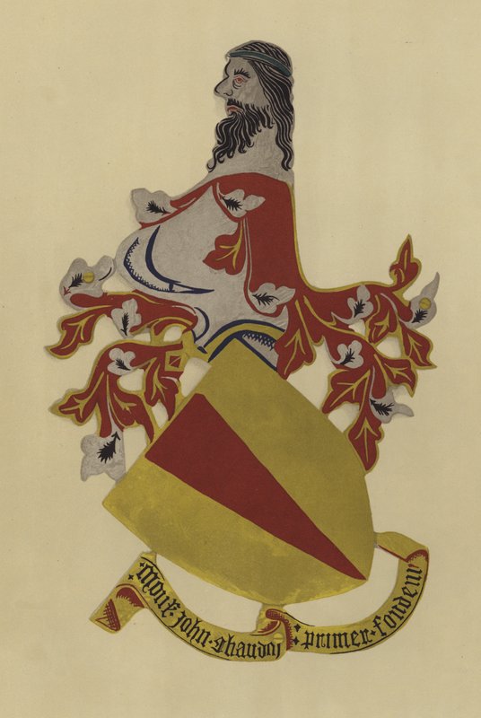 John Chandos爵士，1348-1369（chromolitho） 作者 威廉·圣约翰·霍普