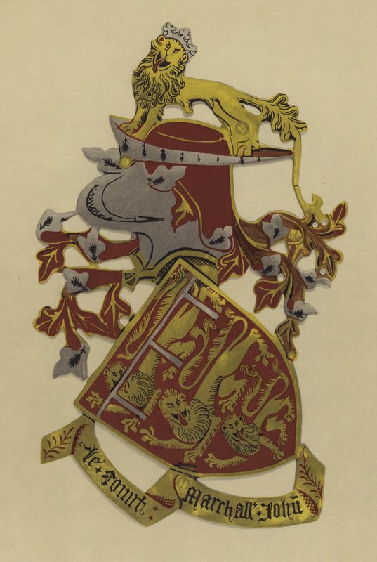 诺福克公爵和伯爵元帅约翰莫布雷爵士，1421-1432（chromolitho） 作者 威廉·圣约翰·霍普