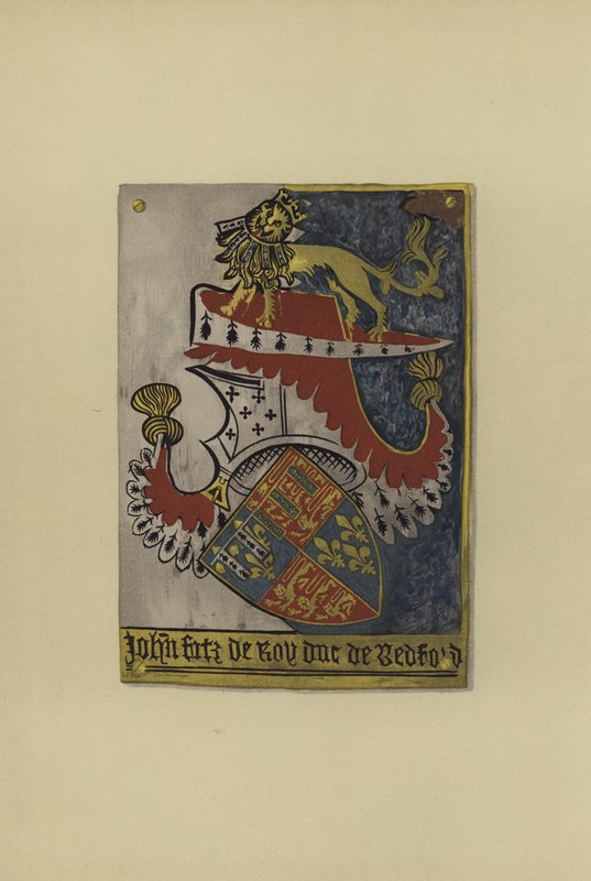 肯德尔伯爵和贝德福德公爵兰卡斯特爵士约翰普兰塔奇，1402-1435（chromolitho） 作者 威廉·圣约翰·霍普
