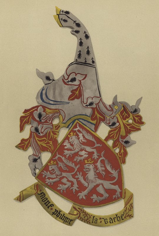 牛的菲利普爵士，1399-1408（chromolitho） 作者 威廉·圣约翰·霍普