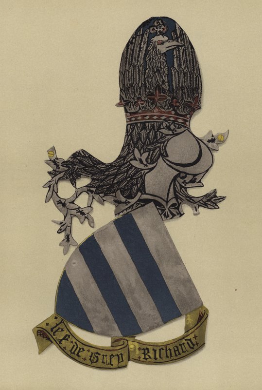 理查德格雷爵士，Codnor阁下格雷，1404-1418（chromolitho） 作者 威廉·圣约翰·霍普