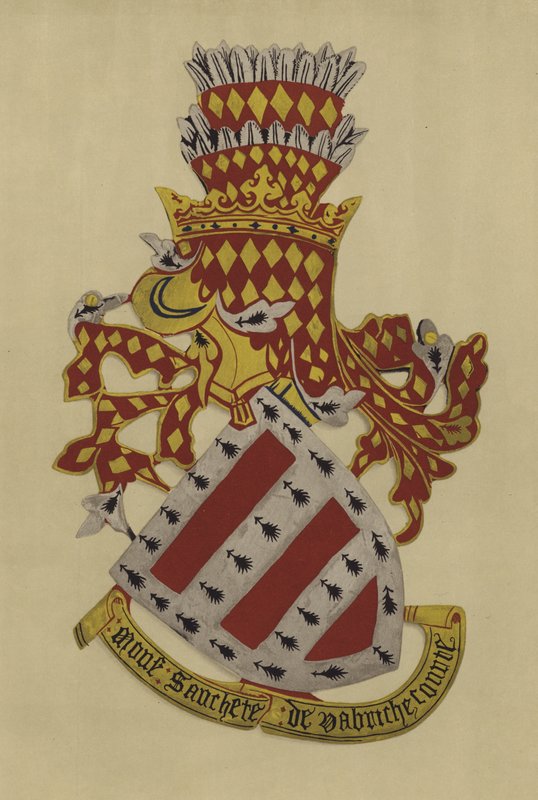 Sir Sanchet Dabrichecourt，1348-c 1360（chromolitho） 作者 威廉·圣约翰·霍普