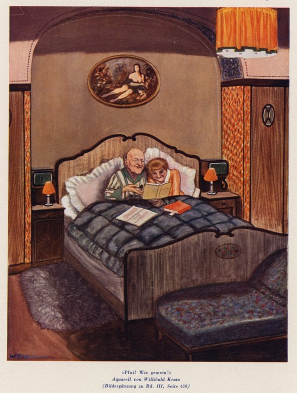 Couple looking at erotic books in bed (watercolour)   1423477   zh       chinese Successfully Translated  Original: Frau 30er Jahre Stil 3 Translat: Frau 30er Jahre Stil 3 1469166 zh chinese Successfully Translated Original: Miss Jones Translat: Miss Jones 作者 威利巴德·克林
