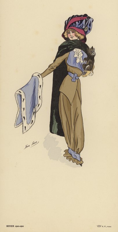 1910-1911冬季时装 作者 泽维尔·萨格（Xavier Sager）