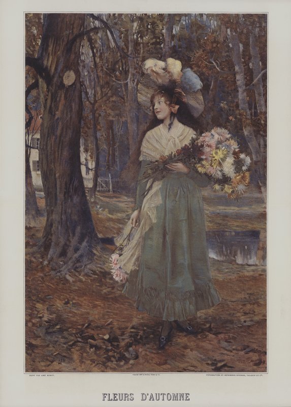秋天的花朵 作者 在Aime Nicolas Morot之后