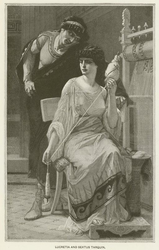 Lucretia和Sextus Tarquin 作者 亚历山大·卡巴内尔之后