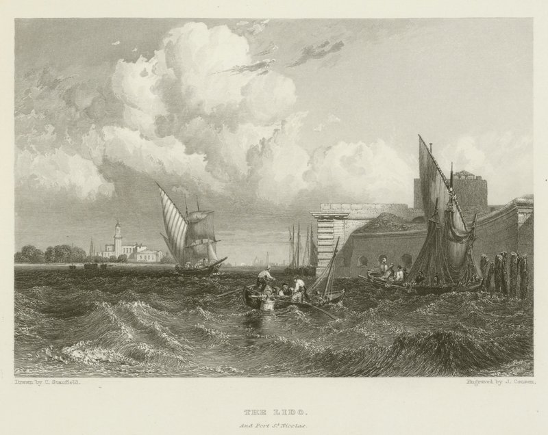 丽都和圣尼古拉斯港 作者 在C. Stanfield之后