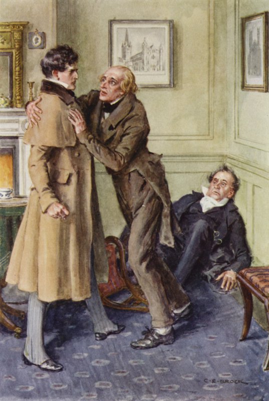 Martin Chuzzlewit的插图 作者 在Charles Edmund Brock之后