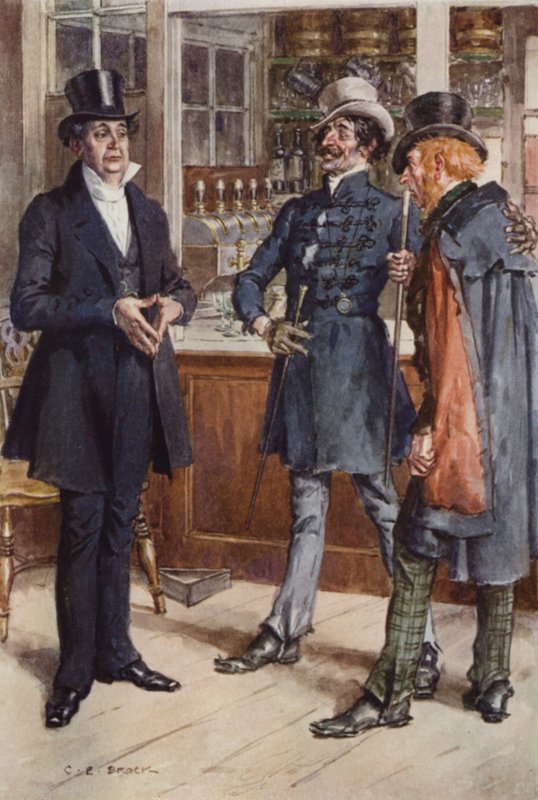 Martin Chuzzlewit的插图 作者 在Charles Edmund Brock之后