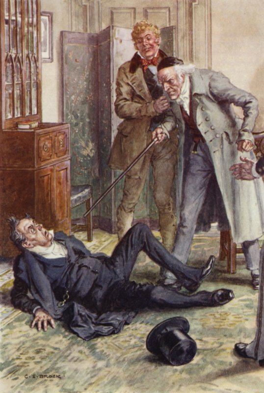 Martin Chuzzlewit的插图 作者 在Charles Edmund Brock之后