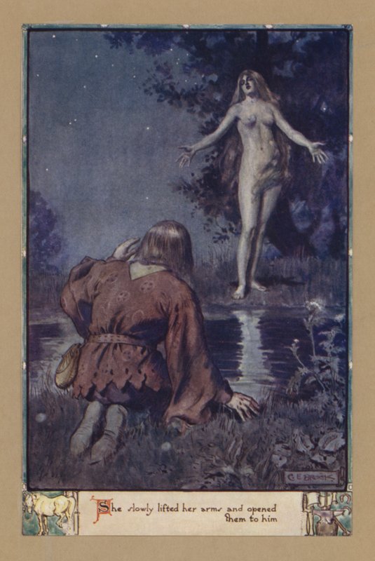 她慢慢抬起手臂向他打开 作者 在Charles Edmund Brock之后