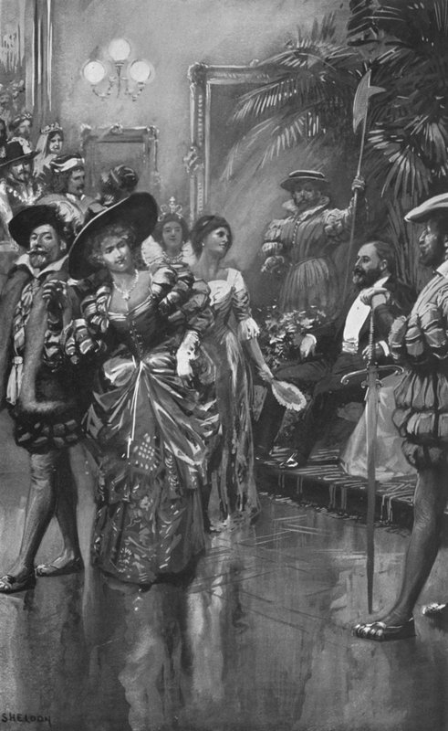 1885年5月19日，皇家水彩画家学院的化装舞会 作者 在查尔斯·米尔斯·谢尔顿之后