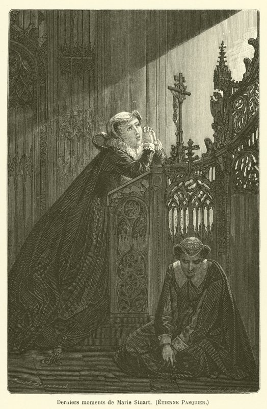 Marie Stuart，Etienne Pasquier的最后时刻 作者 在埃米尔·安托万·贝亚德（Emile Antoine Bayard）之后