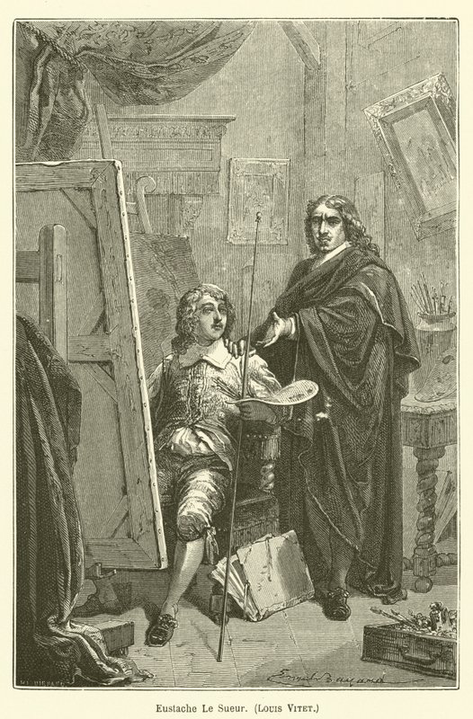 Eustache Le Sueur，Louis Vitet 作者 在埃米尔·安托万·贝亚德（Emile Antoine Bayard）之后
