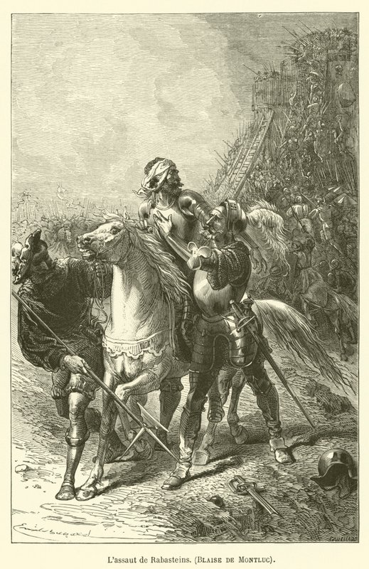 Lassaut de Rabasteins，Blaise de Montluc 作者 在埃米尔·安托万·贝亚德（Emile Antoine Bayard）之后