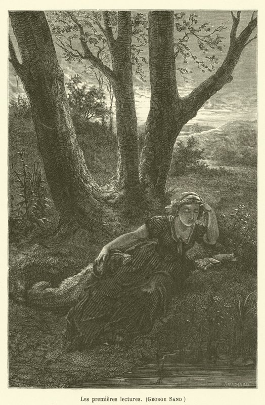 第一读数是George Sand 作者 在埃米尔·安托万·贝亚德（Emile Antoine Bayard）之后